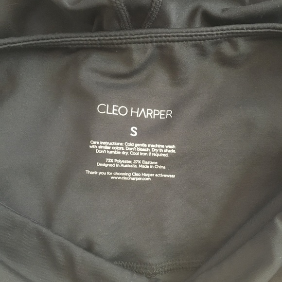 Cleo Harper Tour Short in Black, size small - Picture 3 of 4